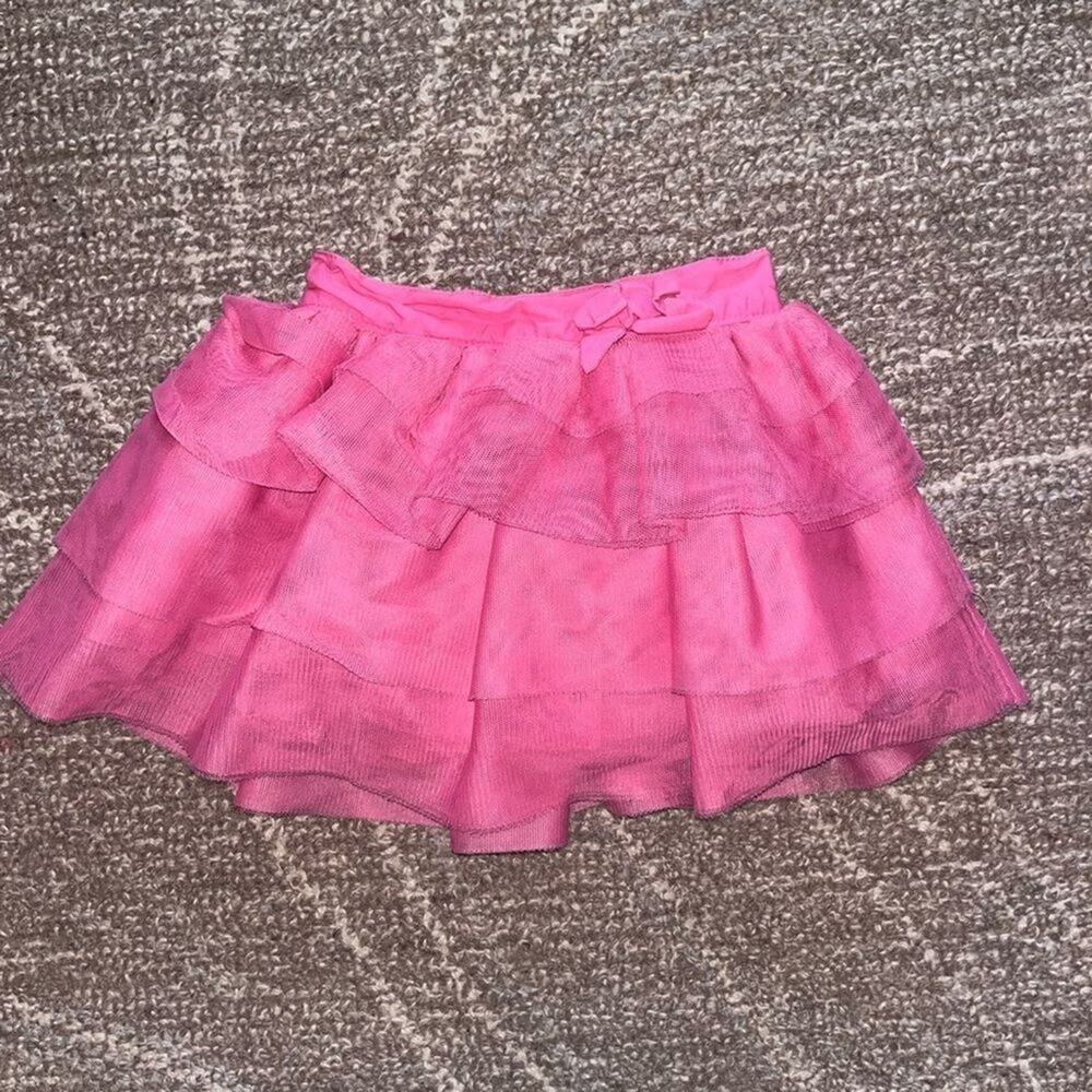 The Childrens Place Pink Ruffle TuTu Toddler 18 Months Ballet Short Girly Fairy